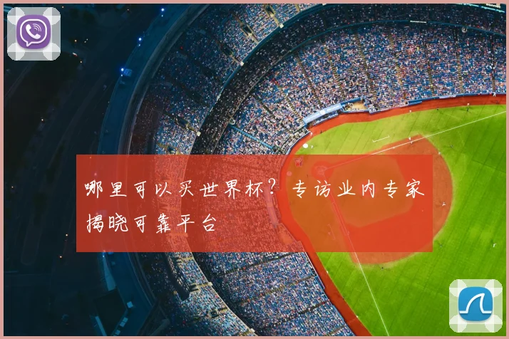 哪里可以买世界杯?专访业内专家揭晓可靠平台